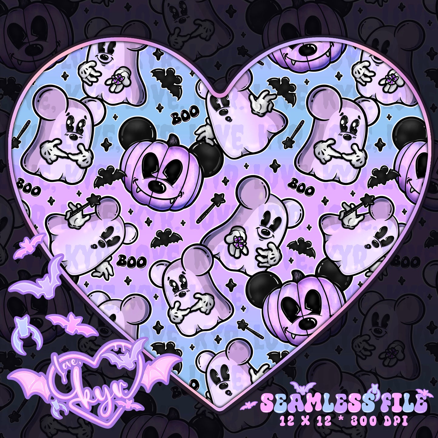 Mouse Ghosts Seamless File