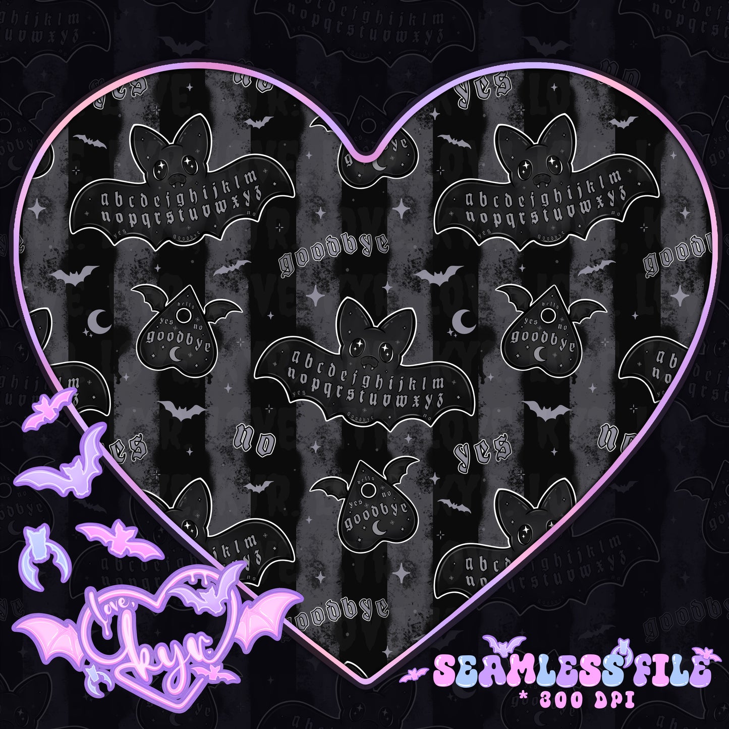 Ouija Bats Seamless File