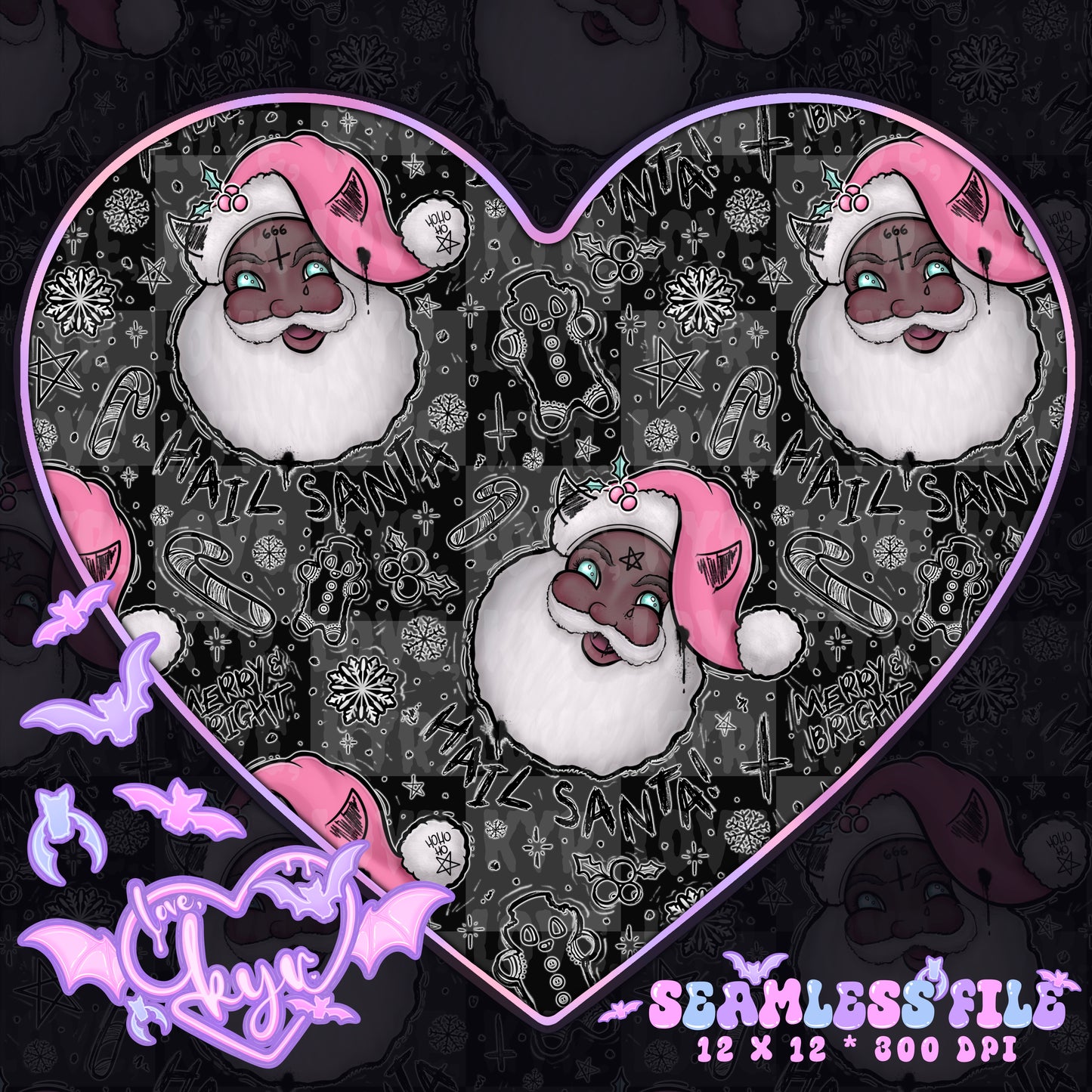Hail Santa Seamless File