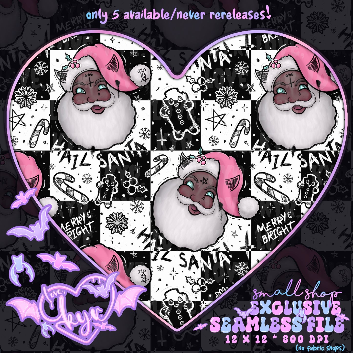 Hail Santa Seamless File