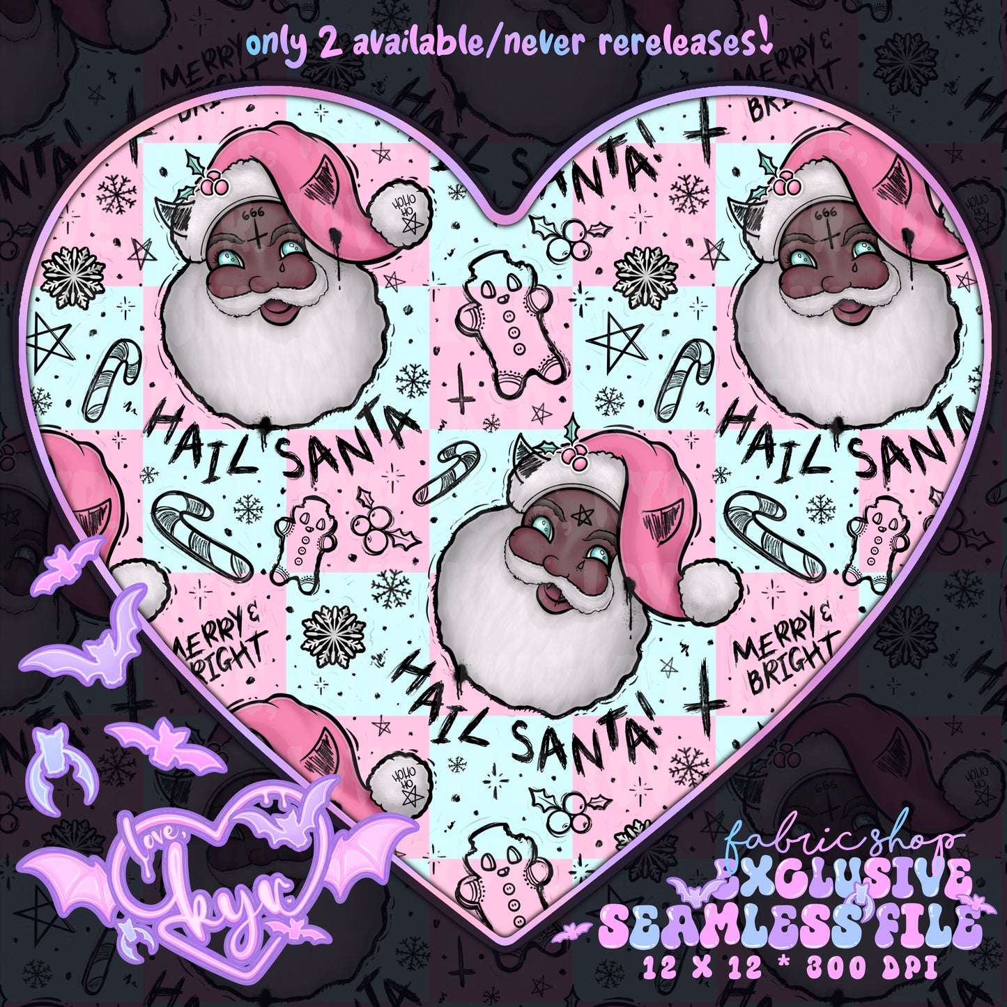 Hail Santa Seamless File