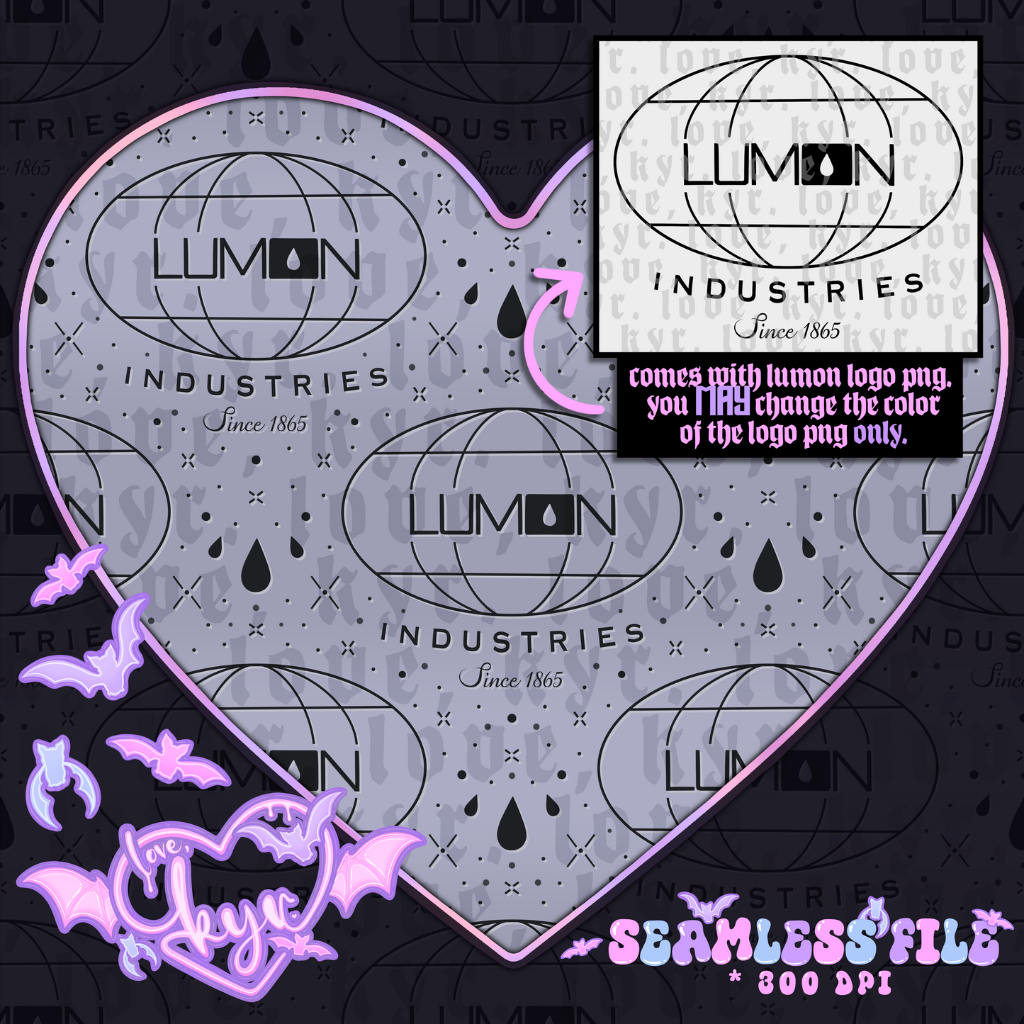 Lumon Logo Seamless File & Sub