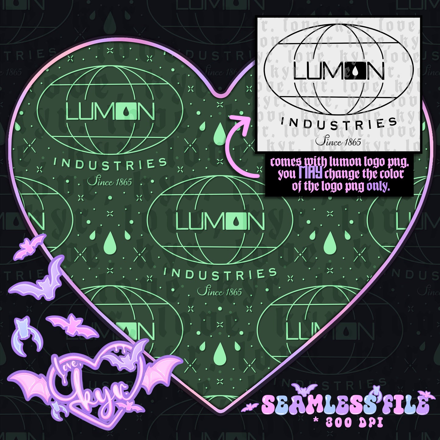 Lumon Logo Seamless File & Sub