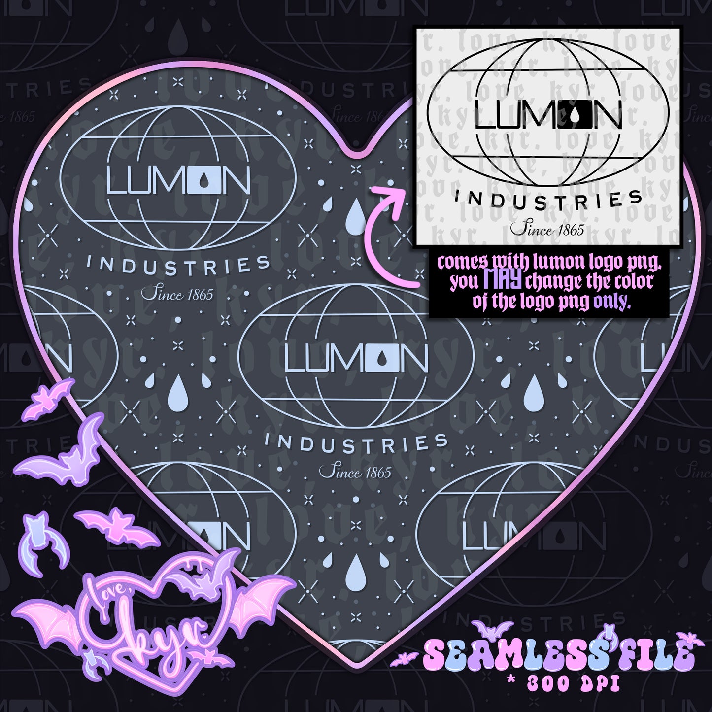 Lumon Logo Seamless File & Sub