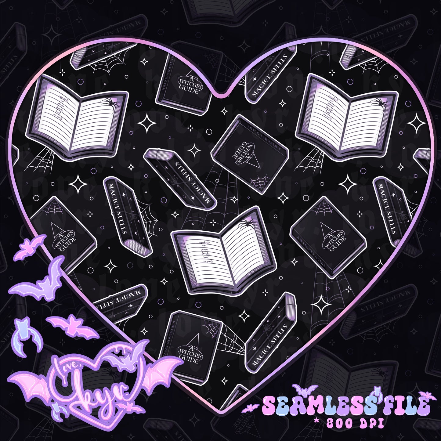 Spellbooks Seamless File