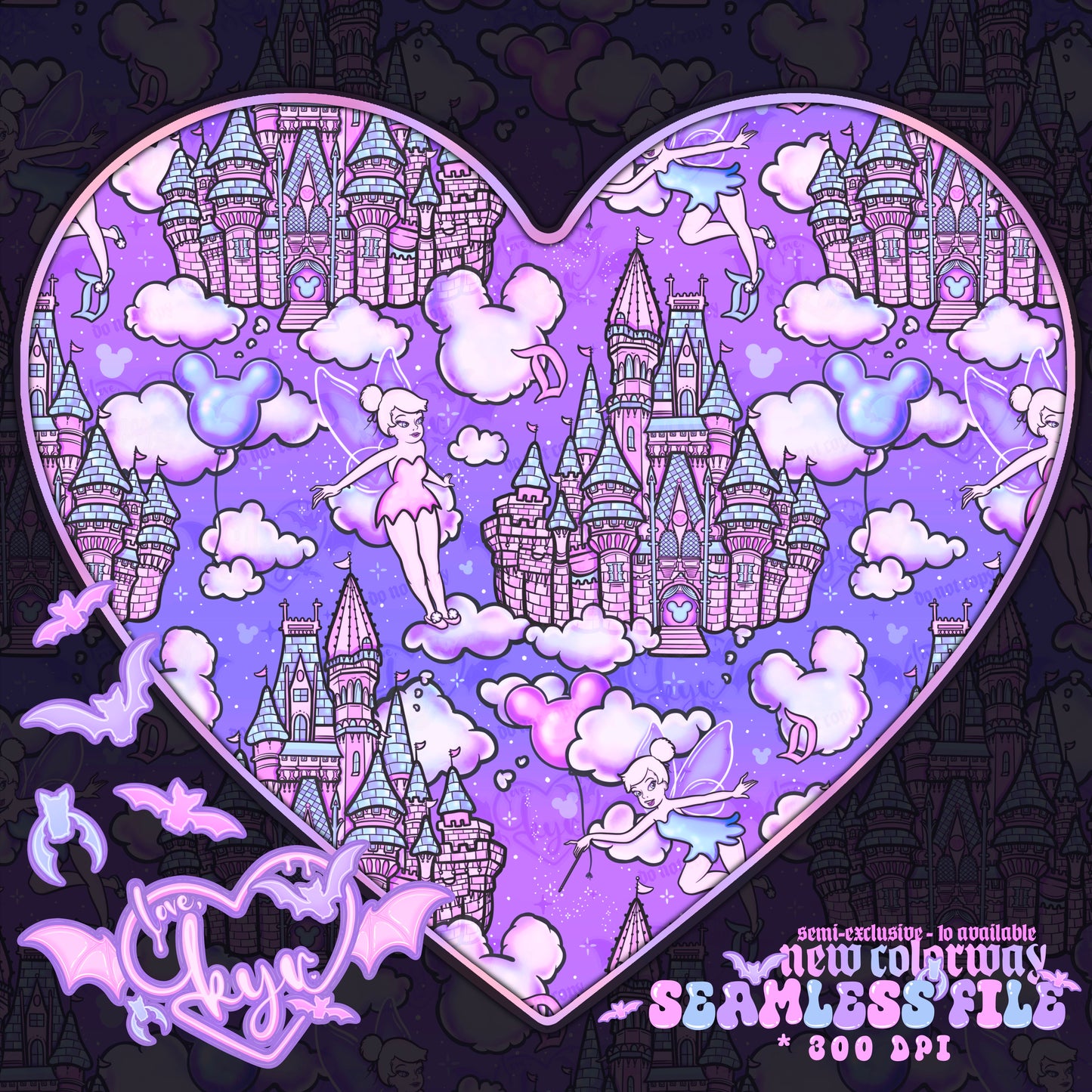 Cute Castle Seamless File