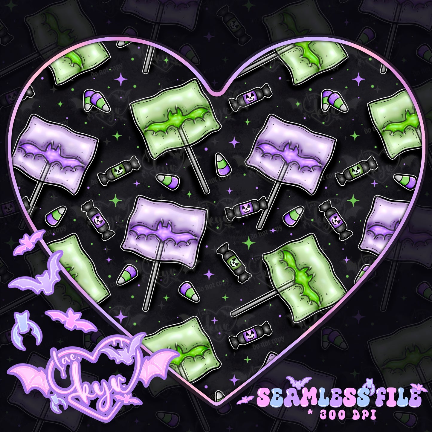 Spooky Sugars Seamless File