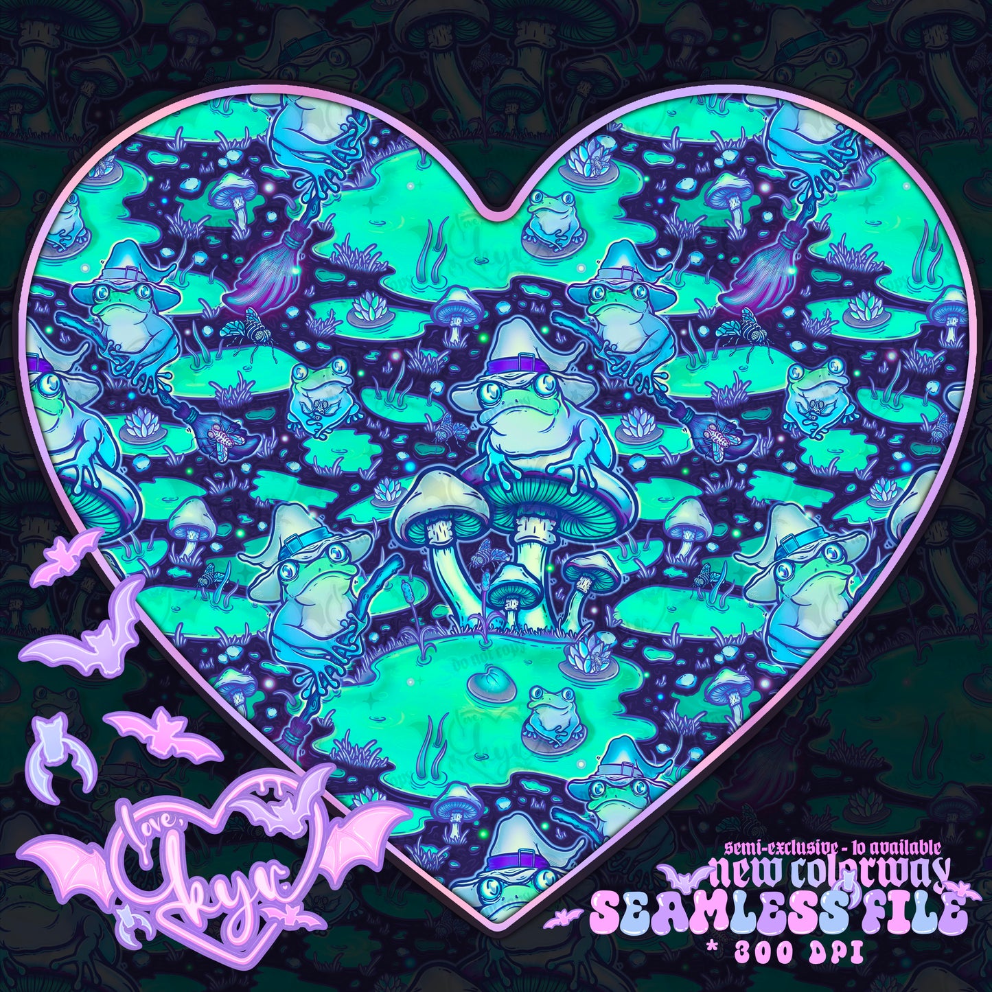 Bog Frog Seamless File