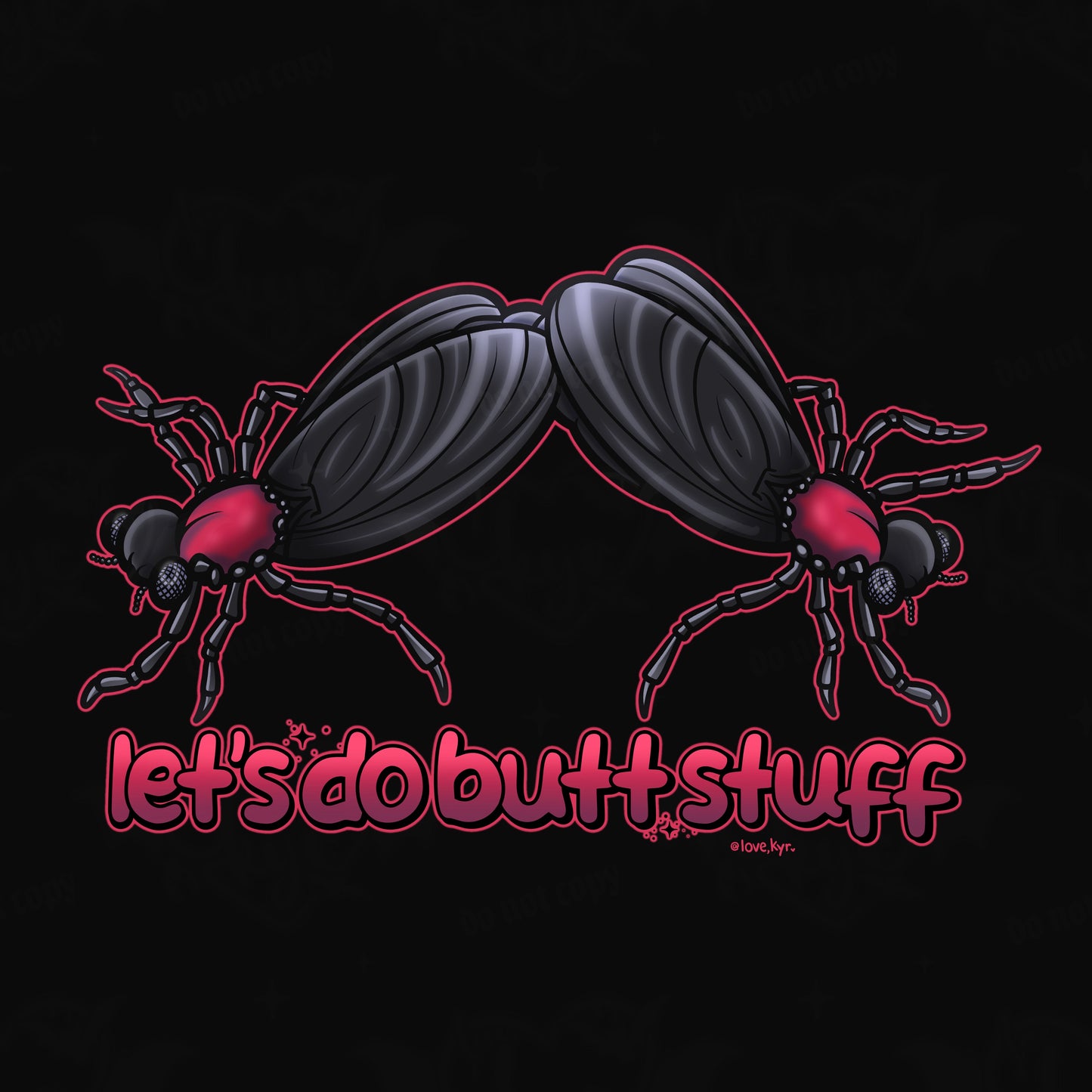 DAILY DEAL - lovebugbutt Seamless & PNG File