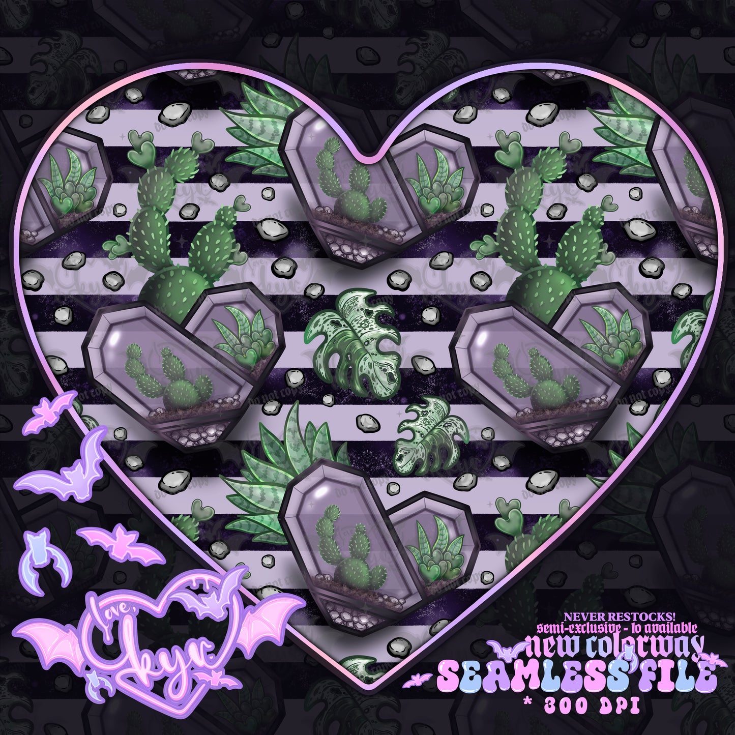 Heart Terrarium Seamless File