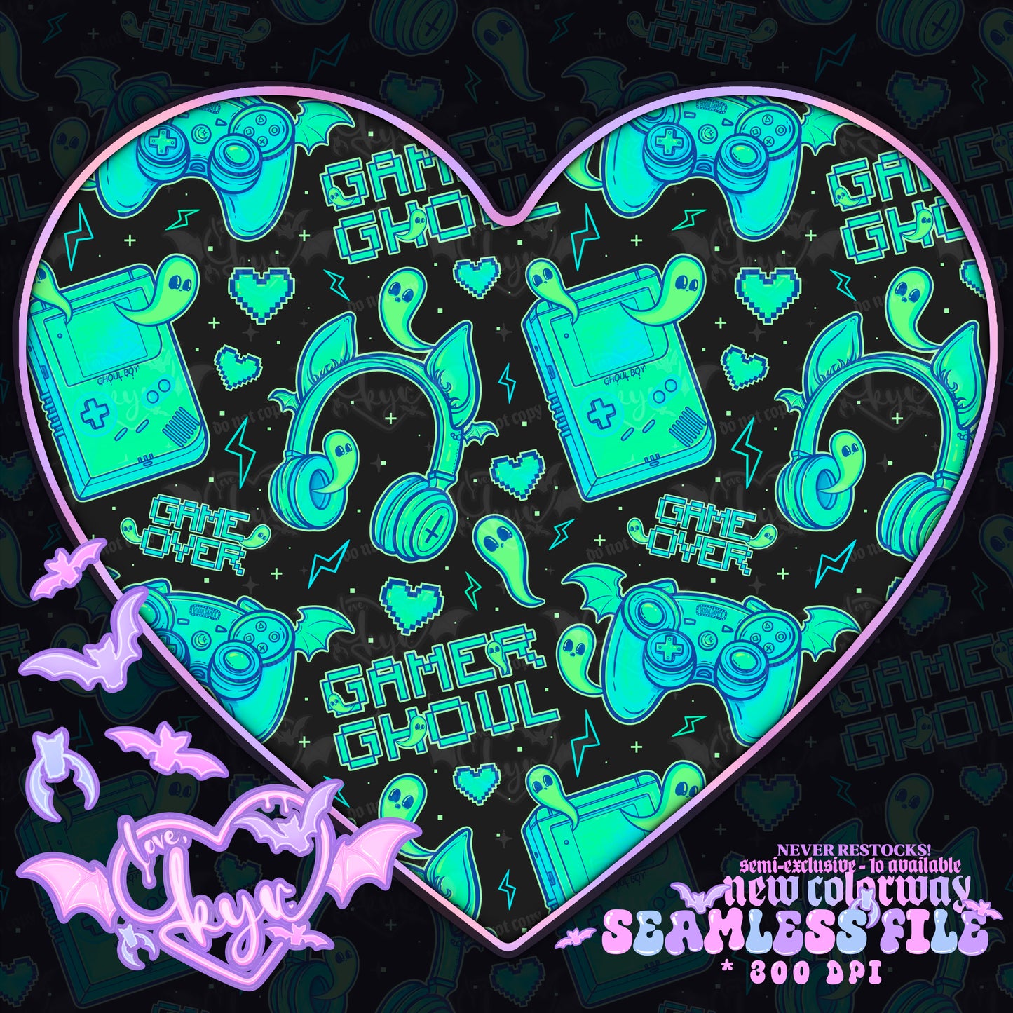 Gamer Ghoul Seamless File