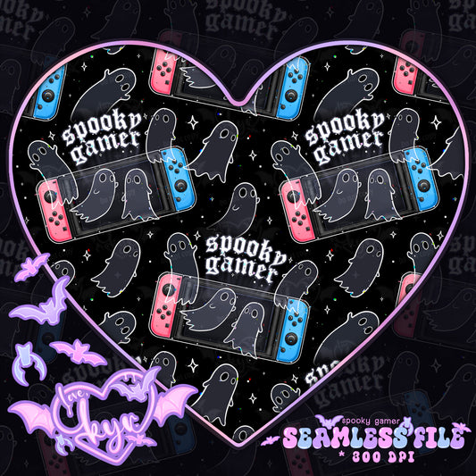 Spooky Gamer Seamless File