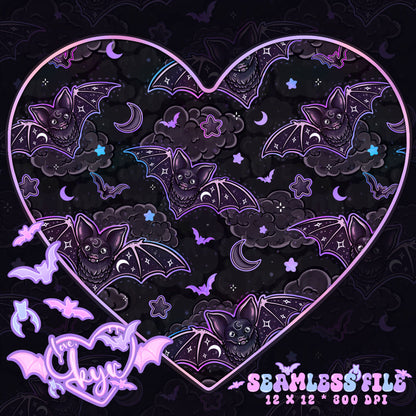 Tattoo Bats Seamless File