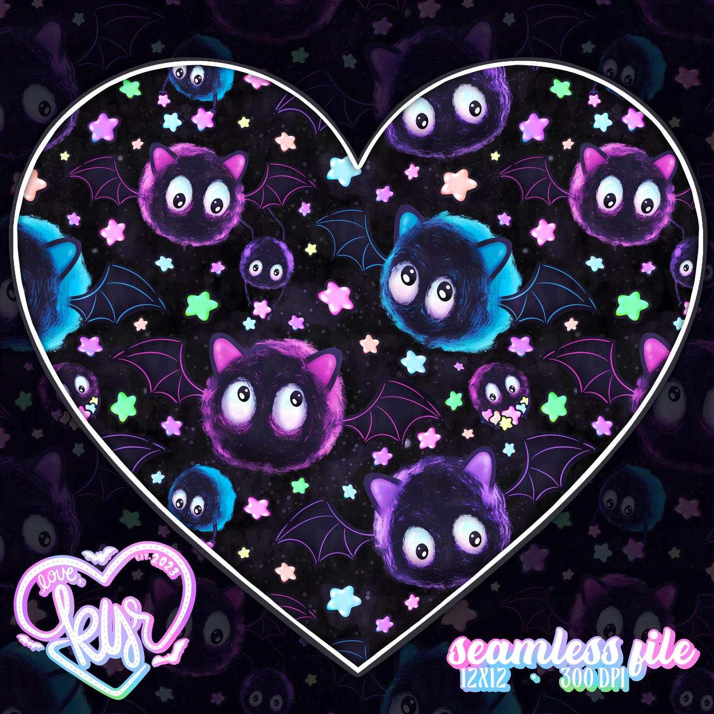 Soot Bats Seamless File