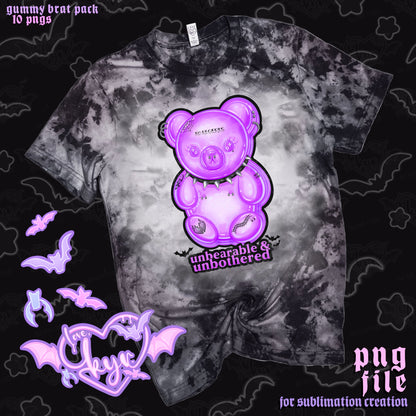 Gummy Brats Sub File PNG Pack