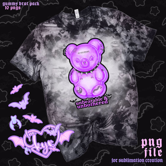 Gummy Brats Sub File PNG Pack