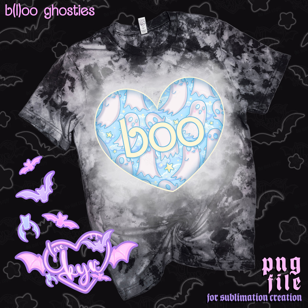 B(l)oo Ghosties Sub File PNG