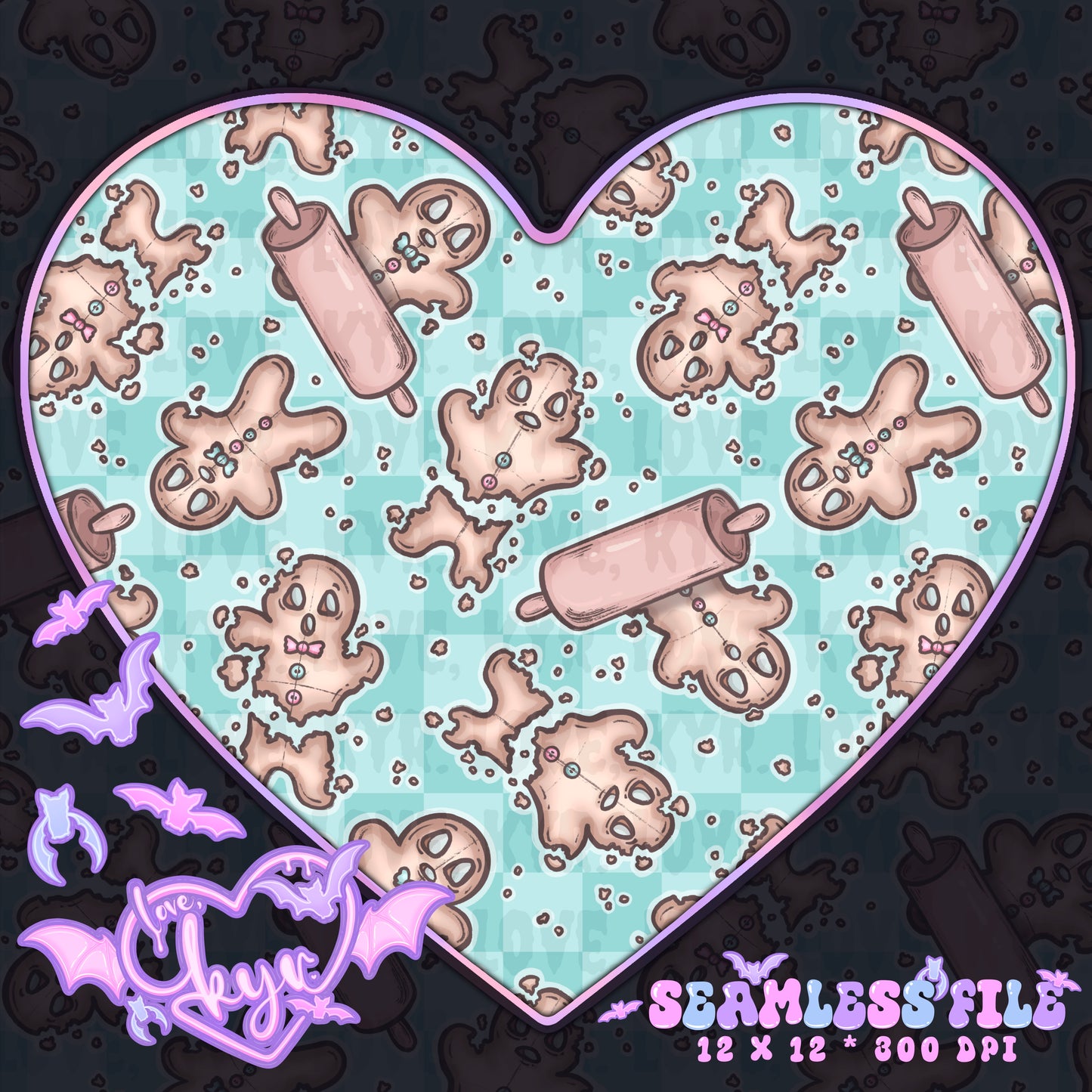 Gingerdead Men Seamless File