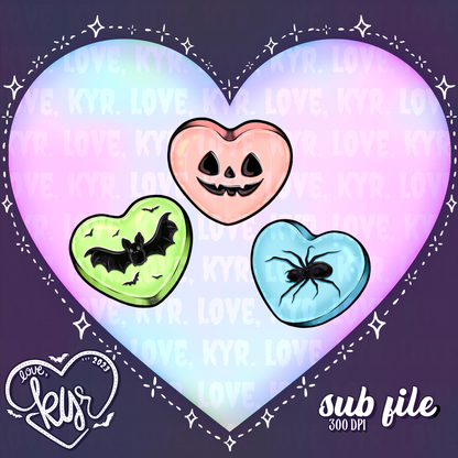 Spooky Sweethearts Transparent Sub File PNG