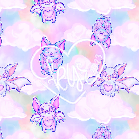 Raining Bats And Frogs Seamless File