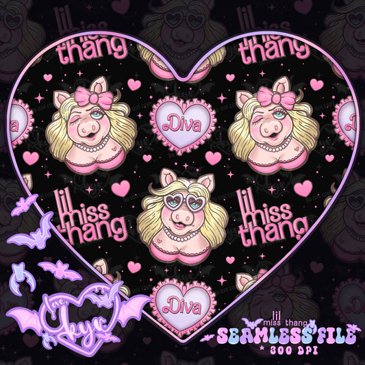 Lil Miss Thang Seamless File