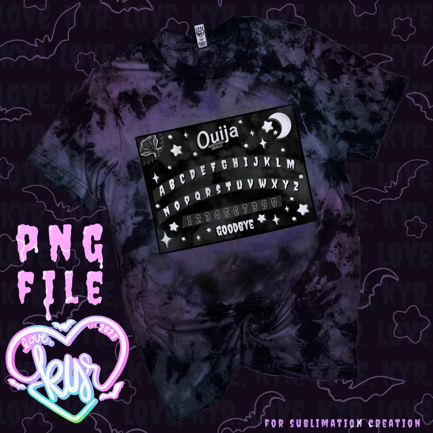 Moonlight Ouija Board PNG