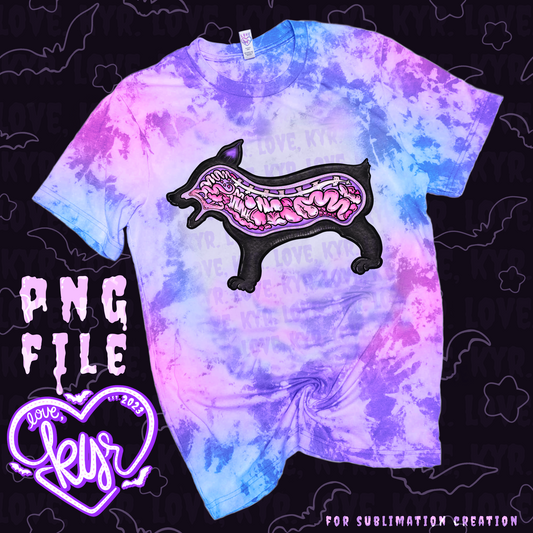 Split Dog File PNG