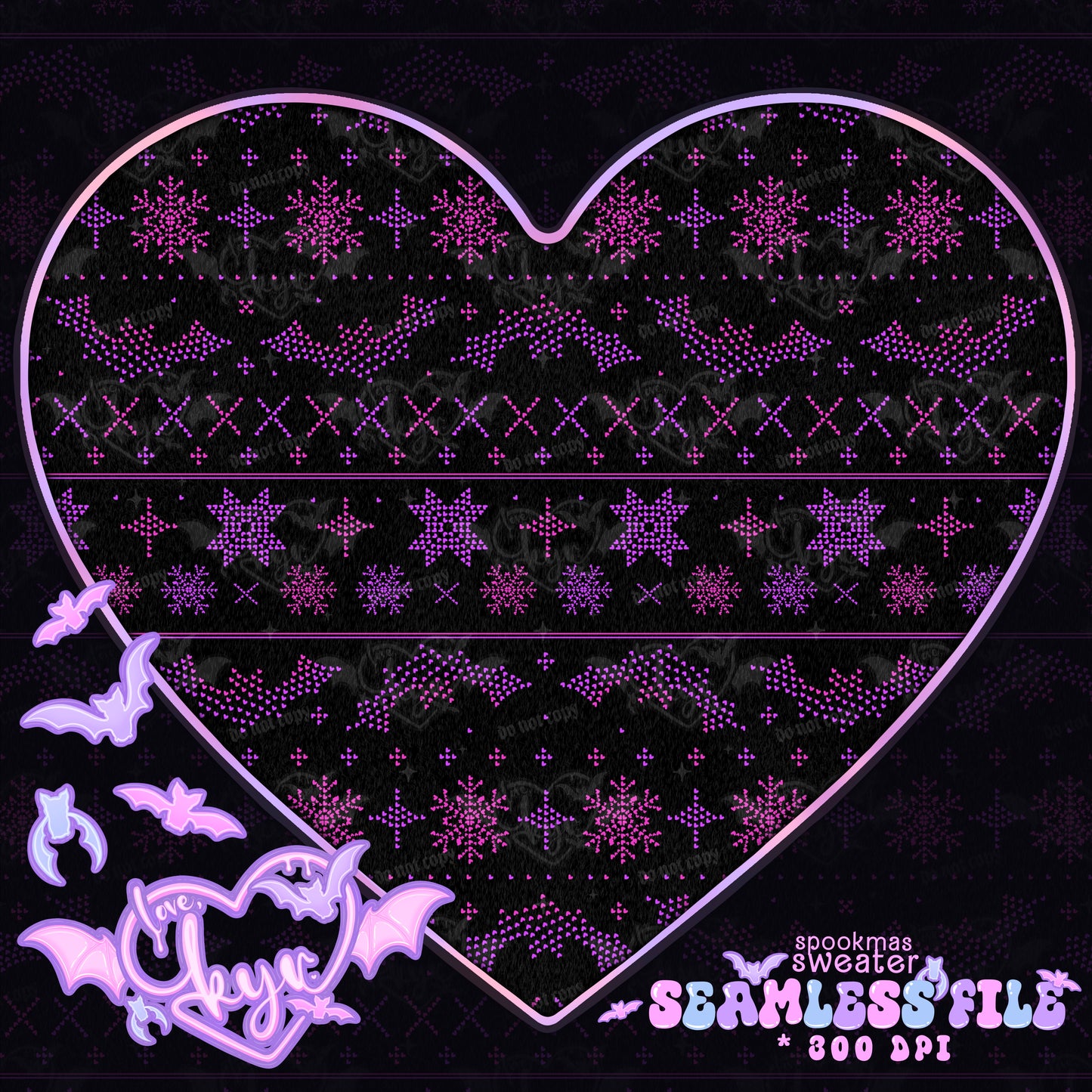 Spookmas Sweater Seamless File Budget Pack