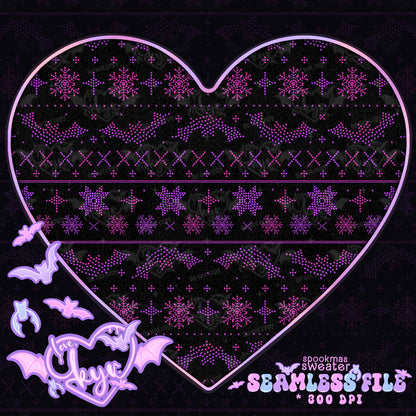 Spookmas Sweater Seamless File Budget Pack