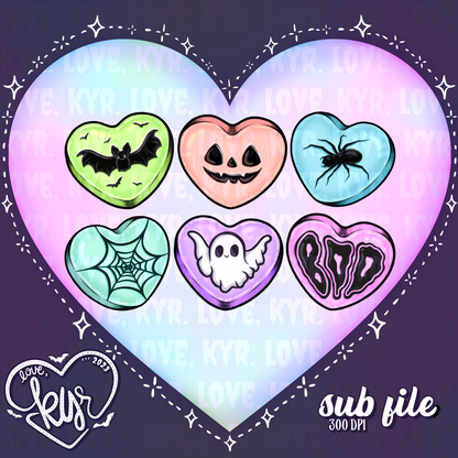Spooky Sweethearts Transparent Sub File PNG