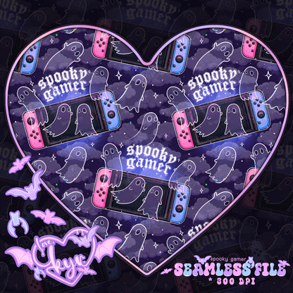 Spooky Gamer Seamless File