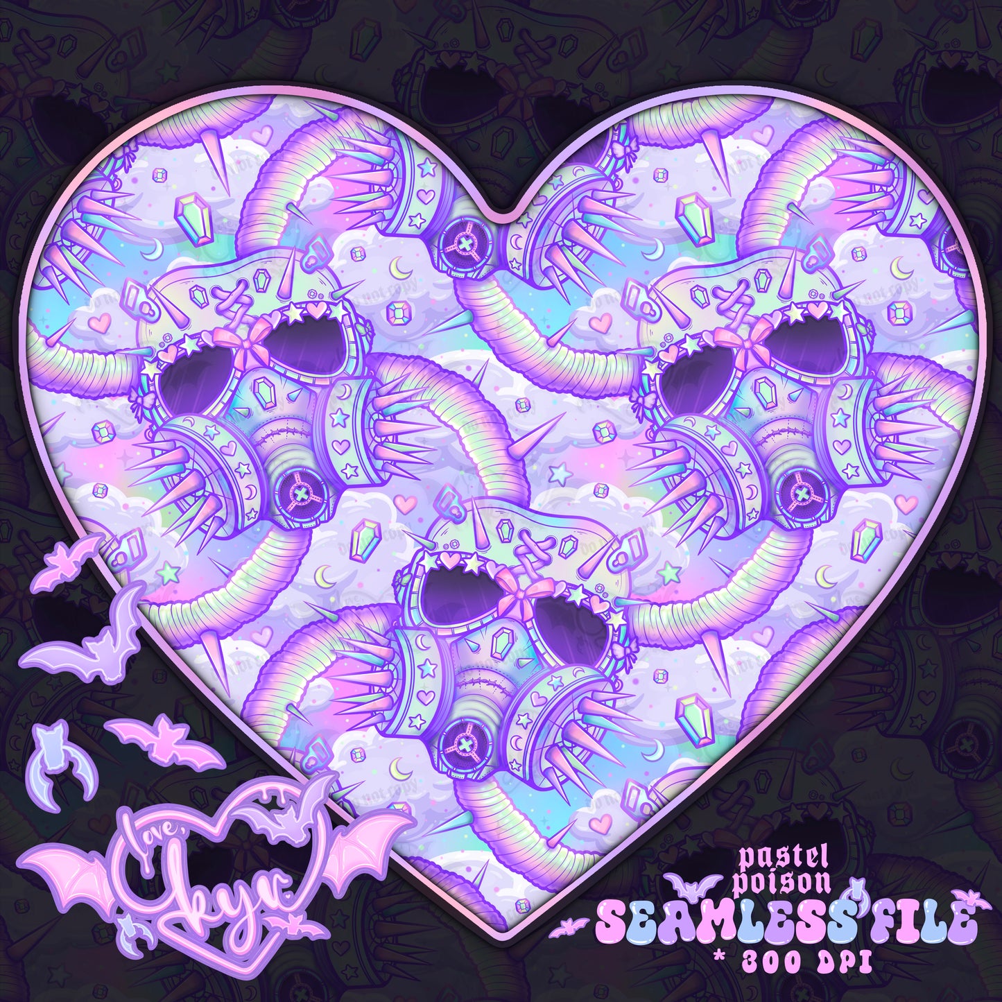 Pastel Poison Seamless File