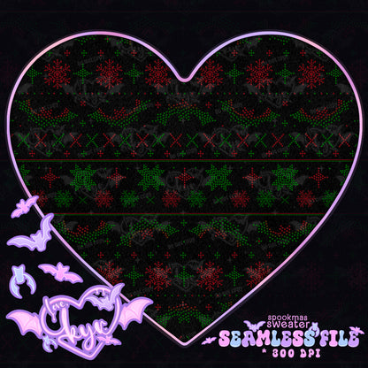 Spookmas Sweater Seamless File Budget Pack