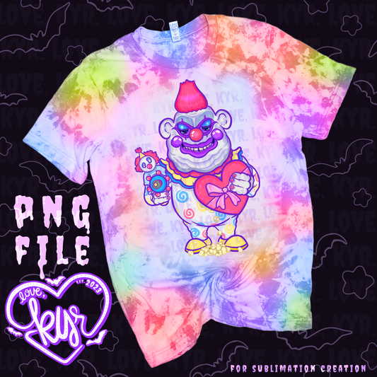 Valentine Klown Transparent Sub File PNG