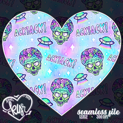 Ack Ack Martian Seamless File Coord