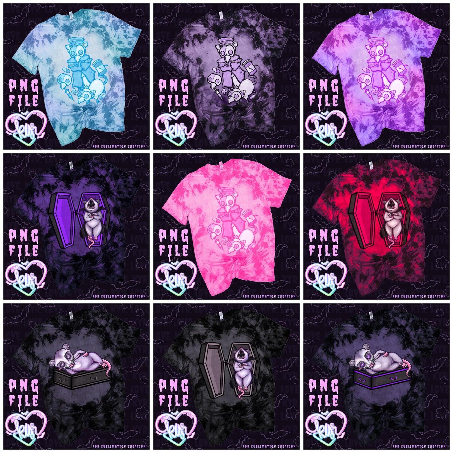 Litter Critters PNG Bundle
