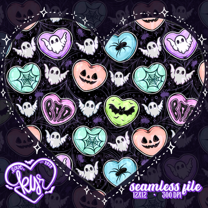 Spooky Sweethearts Seamless File