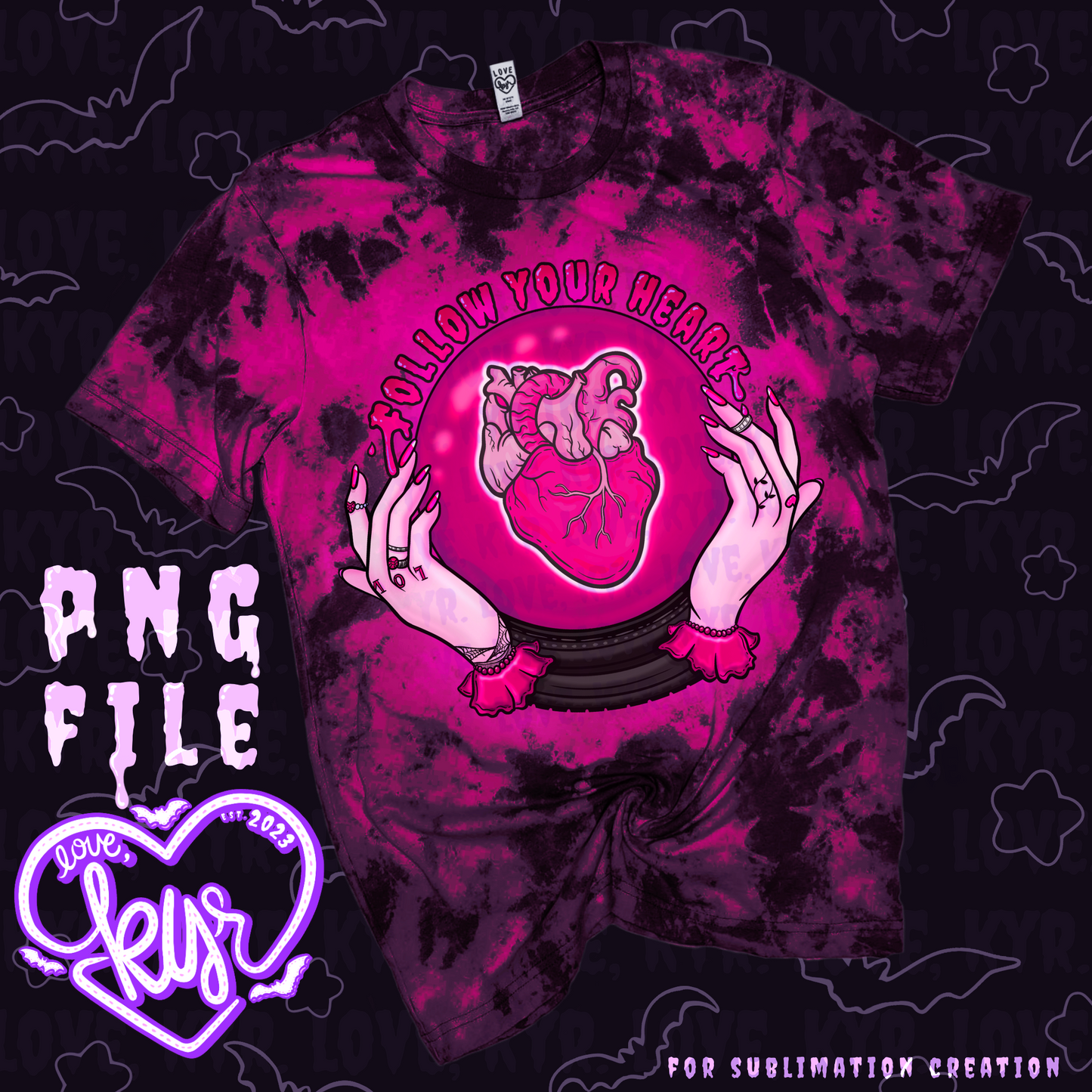 Follow You Heart Transparent Sub File PNG