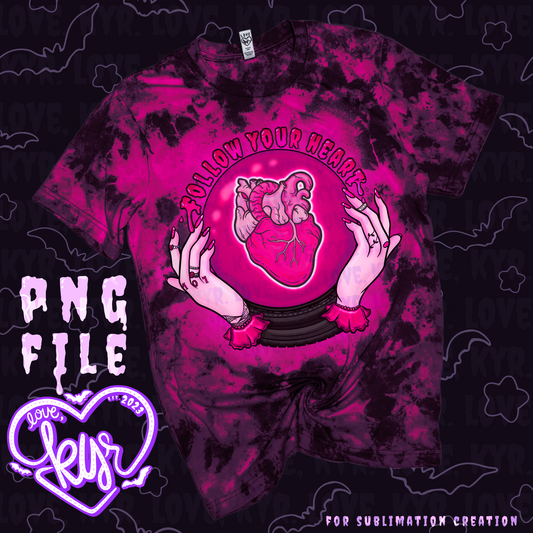 Follow You Heart Transparent Sub File PNG