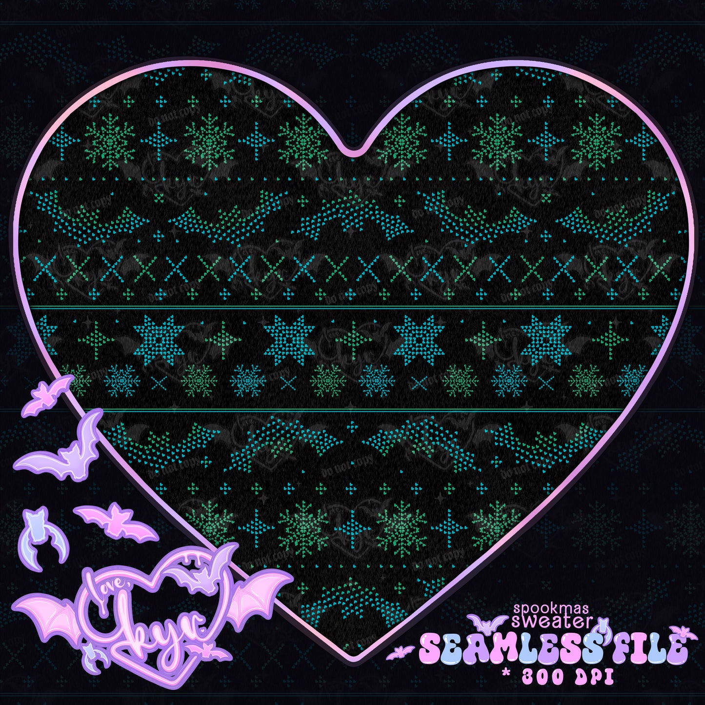 Spookmas Sweater Seamless File Budget Pack