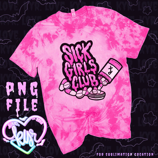 Sick Girls Club Sub File PNG