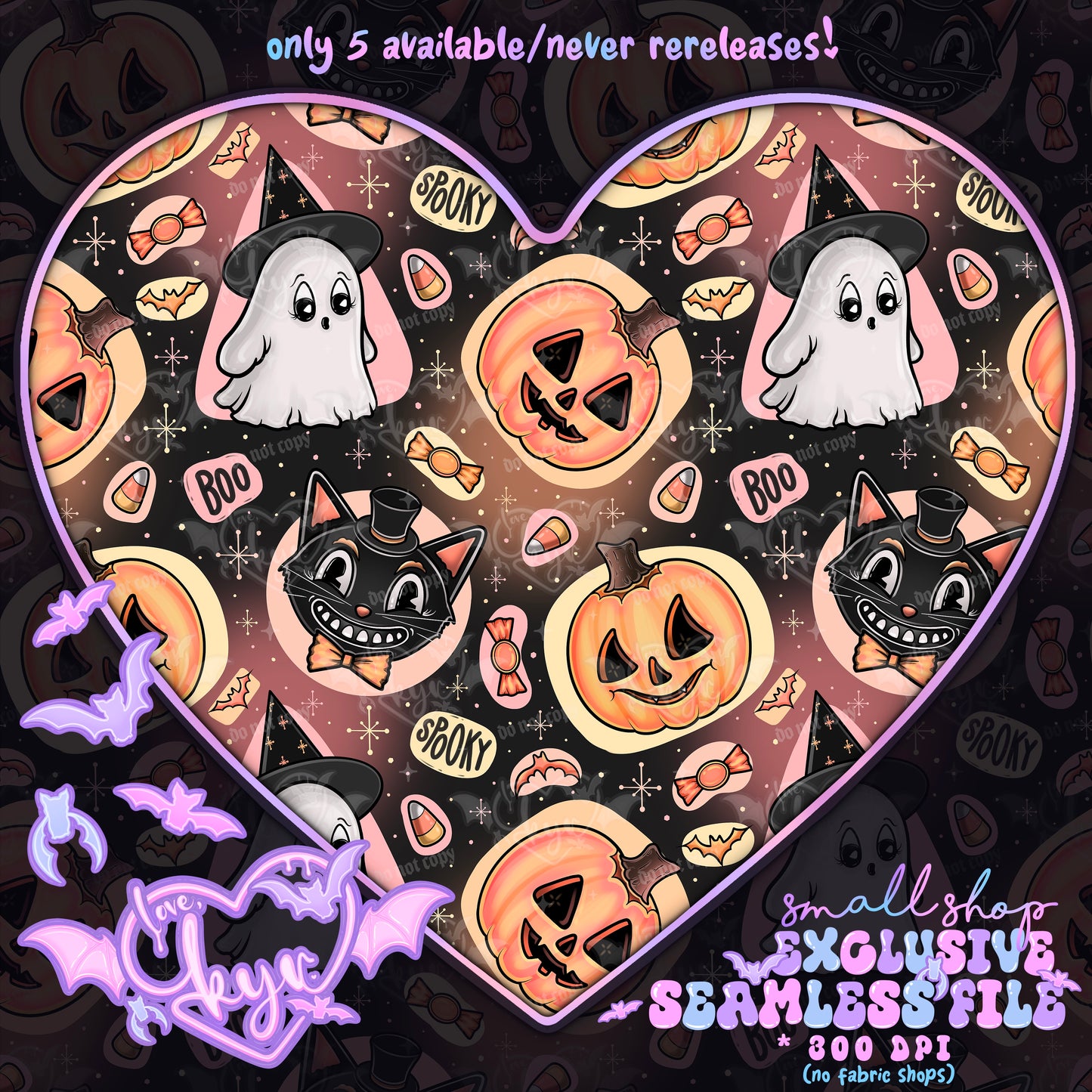 Vintage Halloween Deux Seamless File