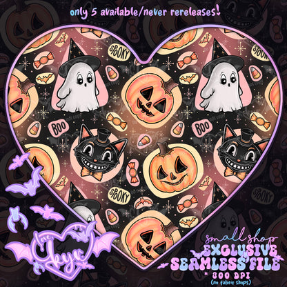 Vintage Halloween Deux Seamless File