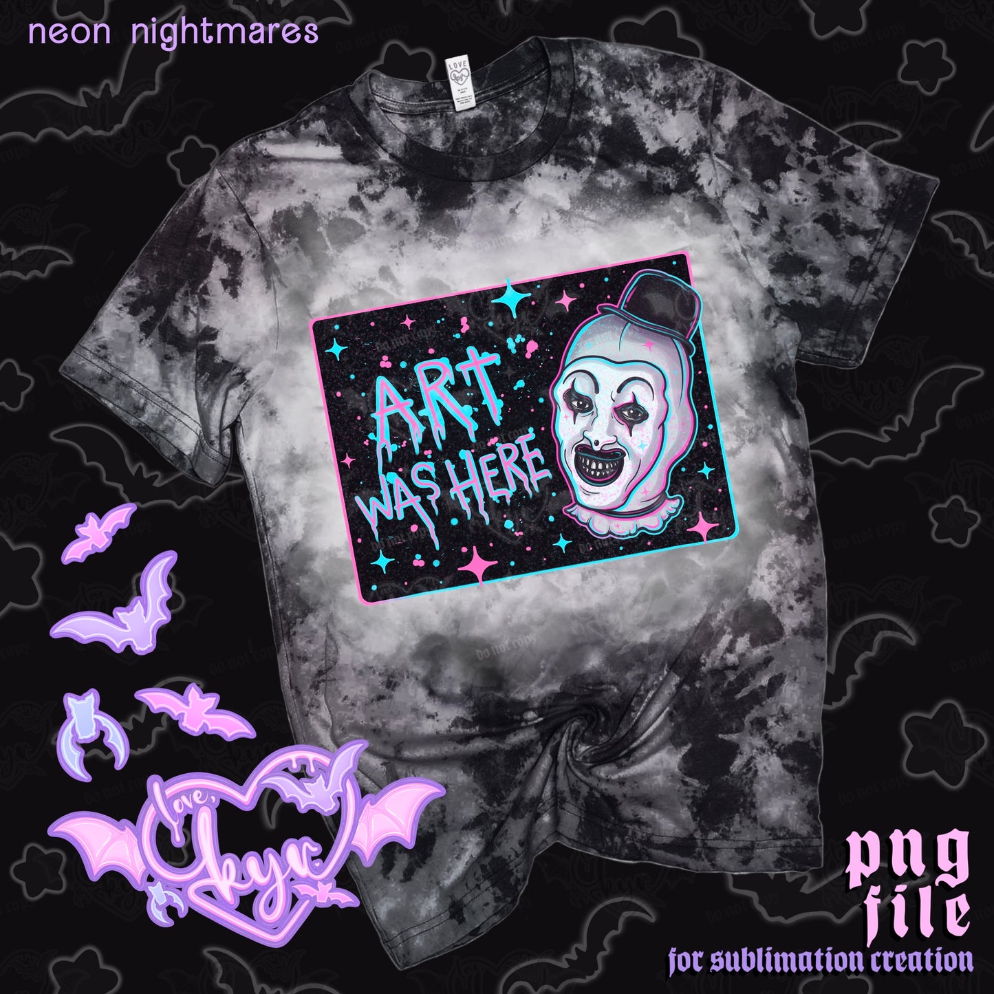 Neon Nightmares Sub File PNG