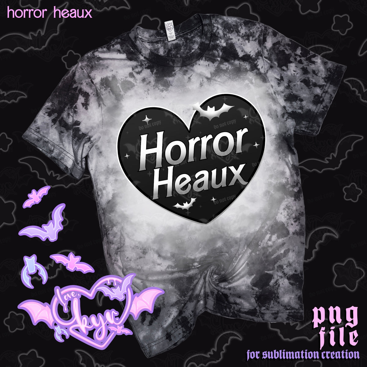 Horror Heaux Sub File PNG