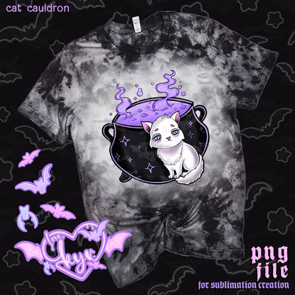Cat Cauldron Sub File PNG