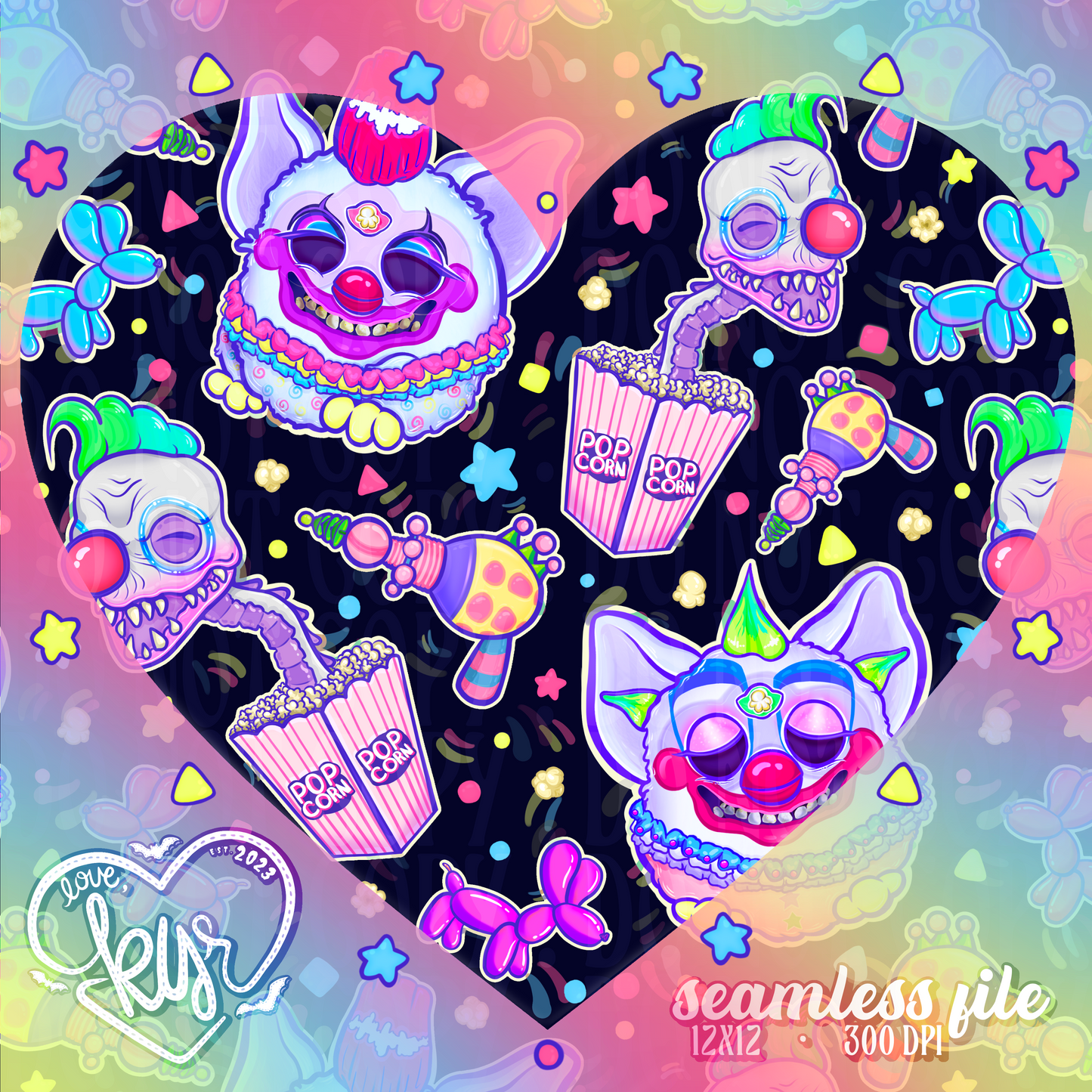 Klownz Furbz Seamless File