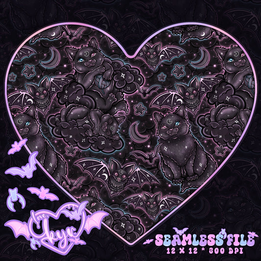 Cats N Bats Seamless File