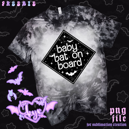 Baby Bat On Board Freebie