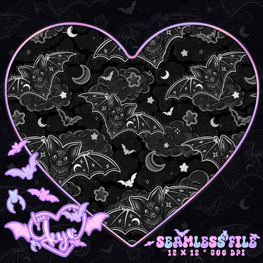 Tattoo Bats Seamless File